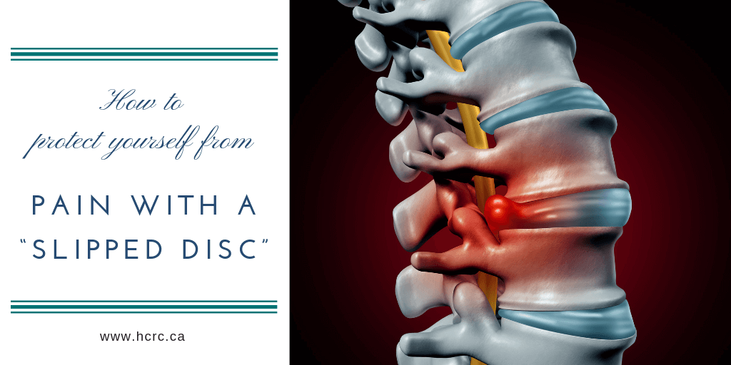How to protect yourself from pain with a “Slipped Disc” - HCRC